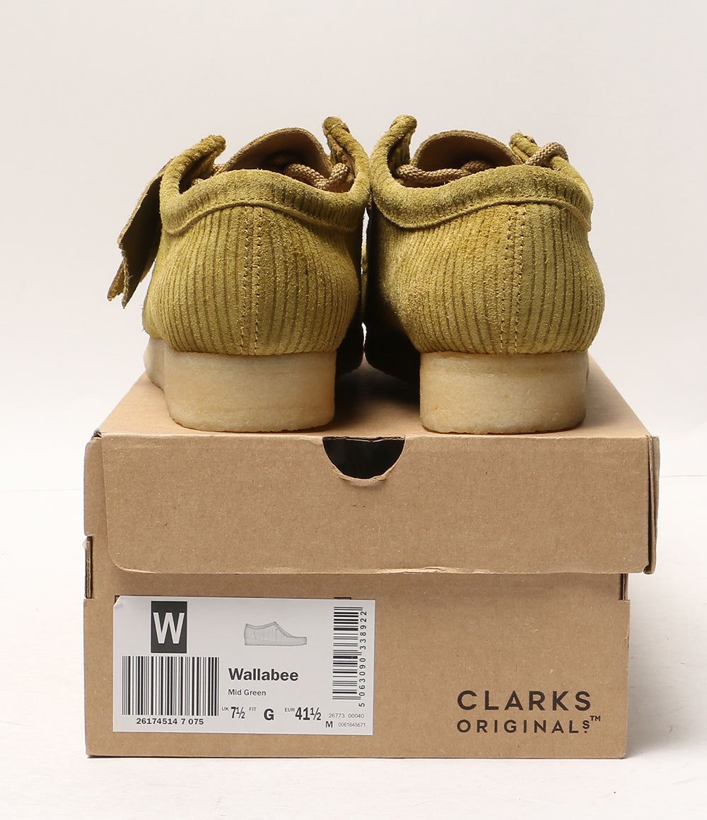 Clarks ワラビーブーツ WALLABEE MID GREEN メンズ SIZE UK7.5 クラークス