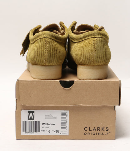 Clarks ワラビーブーツ WALLABEE MID GREEN メンズ SIZE UK7.5 クラークス