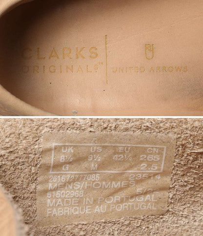 Clarks×UNITED ARROWS ユナイテッドアローズ ワラビーモンク ベージュ メンズ SIZE UK8.5 クラークス