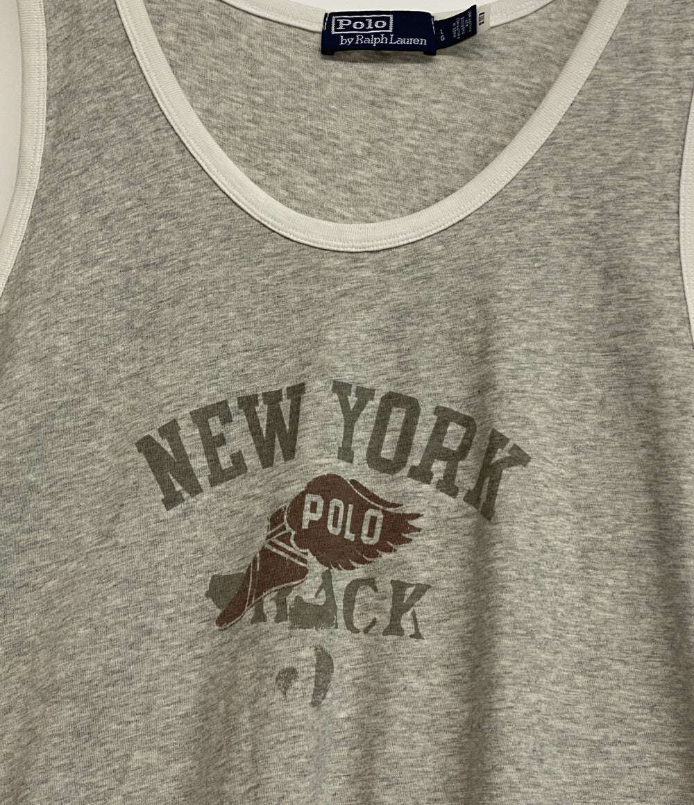 POLO RALPH LAUREN タンクトップ SLUB JERSEY GRAPHIC TANK ウイングフット メンズ SIZE L ポロ・ラルフローレン