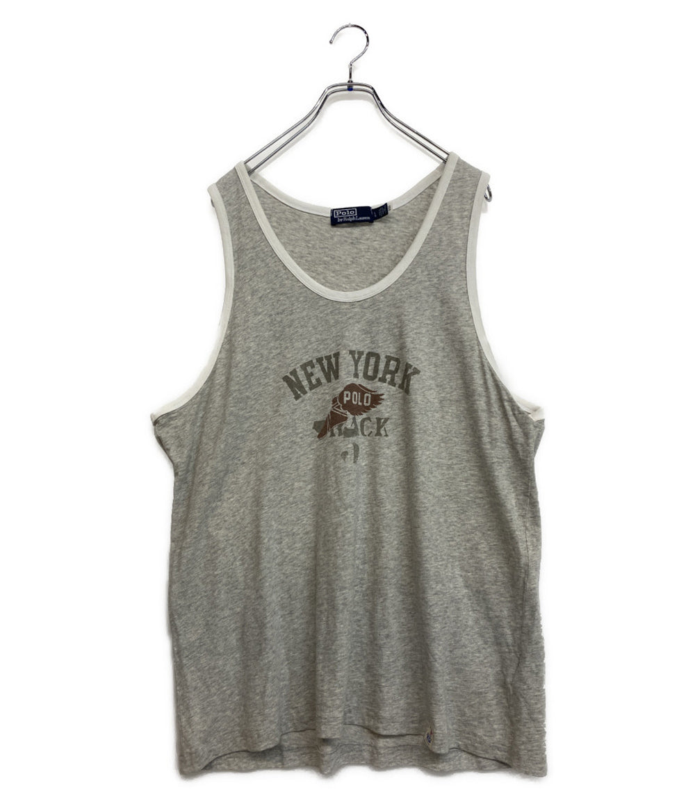 POLO RALPH LAUREN タンクトップ SLUB JERSEY GRAPHIC TANK ウイングフット メンズ SIZE L ポロ・ラルフローレン