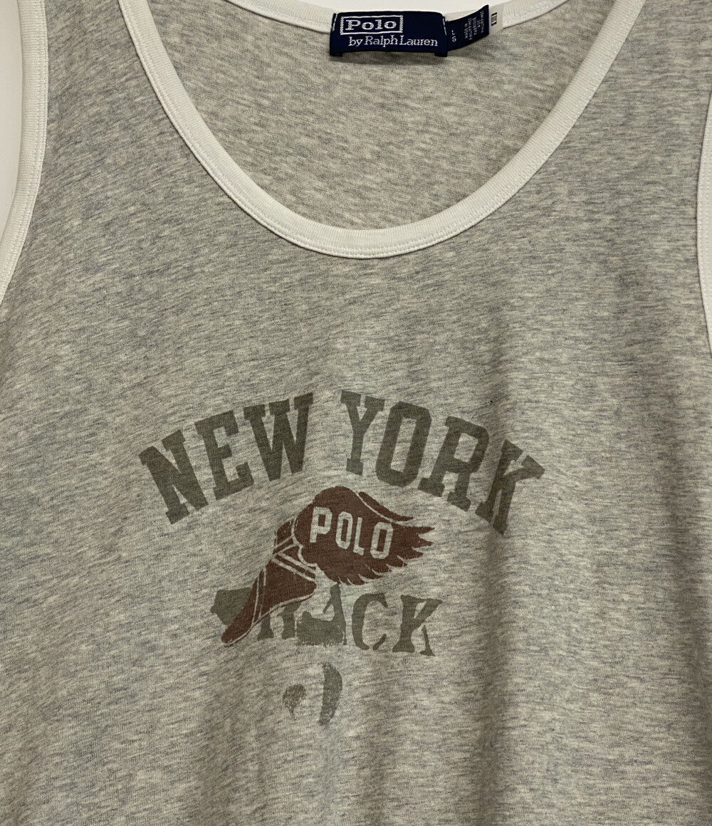 POLO RALPH LAUREN タンクトップ SLUB JERSEY GRAPHIC TANK ウイングフット メンズ SIZE L ポロ・ラルフローレン