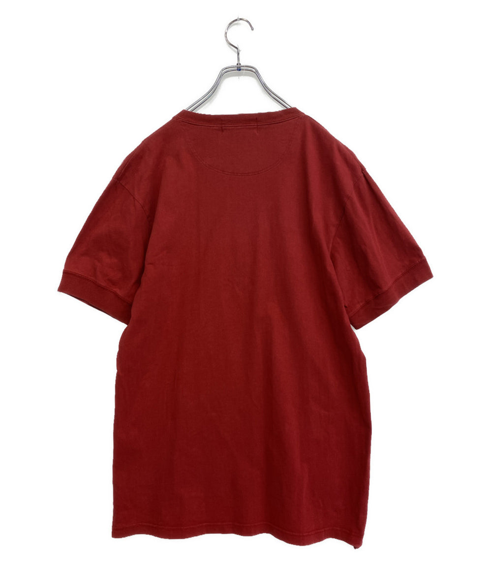 RRL RALPH LAUREN カットソー 90s HONGKONG製 ヘンリー スリースター RED メンズ SIZE L ダブルアールエル