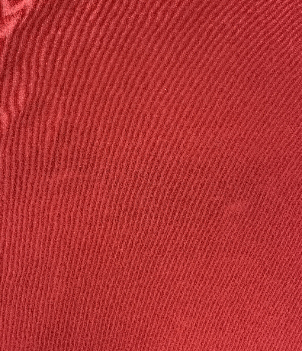 RRL RALPH LAUREN カットソー 90s HONGKONG製 ヘンリー スリースター RED メンズ SIZE L ダブルアールエル
