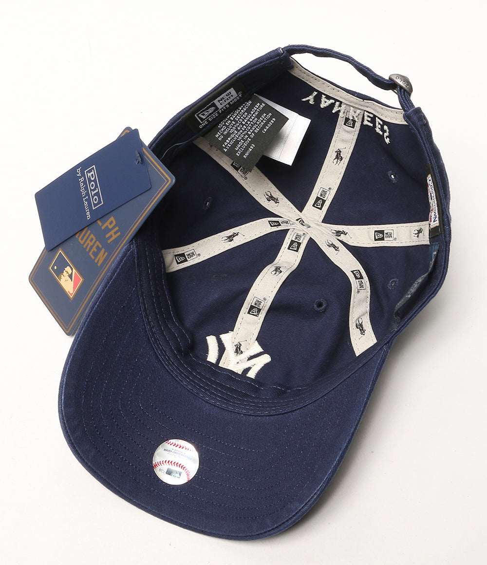 美品 POLO RALPH LAUREN × NEW ERA ニューエラ ヤンキース ツイル キャップ メンズ SIZE ONE SIZE ポロ・ラルフローレン