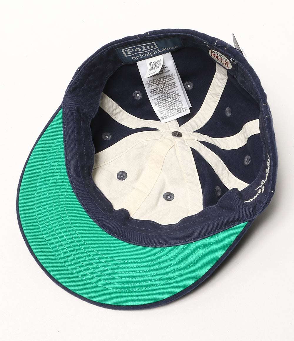 美品 POLO RALPH LAUREN ブラッシュド シャモア ボールキャップ レディース SIZE 57cm ポロ・ラルフローレン