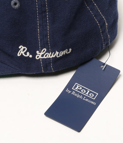 美品 POLO RALPH LAUREN ブラッシュド シャモア ボールキャップ レディース SIZE 57cm ポロ・ラルフローレン