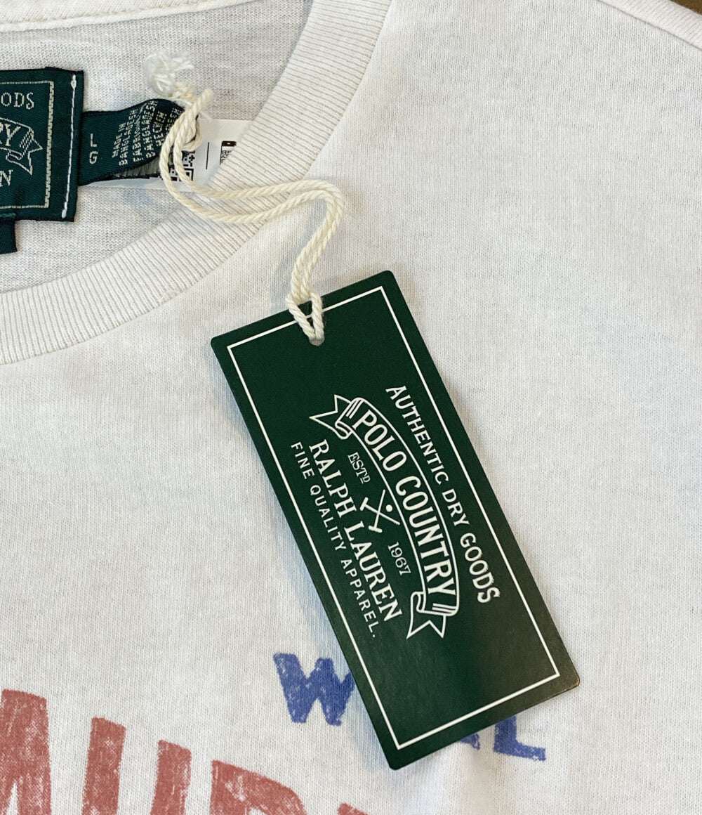 美品 POLO RALPH LAUREN 半袖Ｔシャツ POLO COUNTRY CLASSIC FIT ジャージー メンズ SIZE L ポロ・ラルフローレン