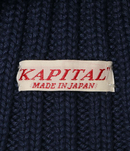 KAPITAL ニット帽 ハンドニット ネイビー K1609KN542 レディース キャピタル