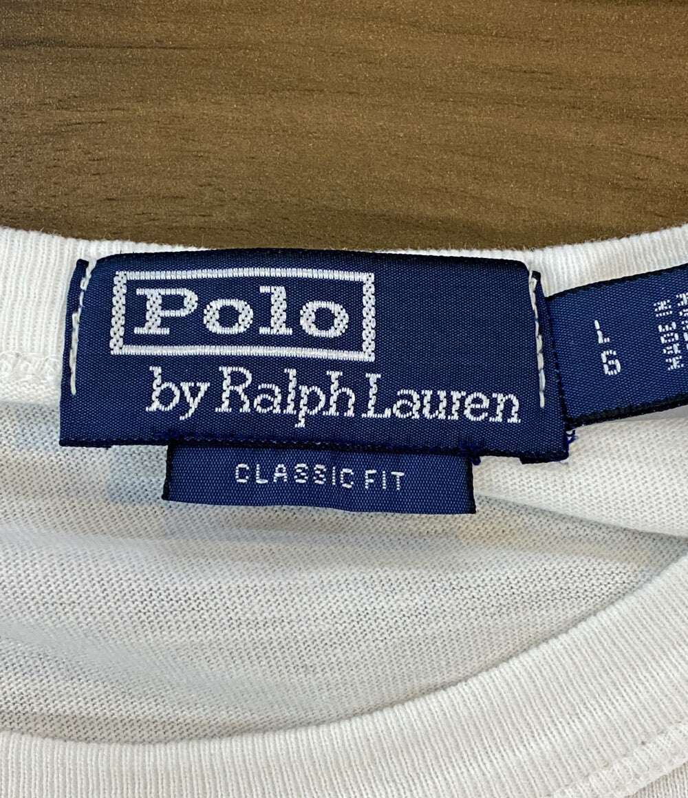 POLO RALPH LAUREN 半袖Tシャツ CLASSIC FIT JERSEY GRAPHIC T NAVY YARD メンズ SIZE L ポロ・ラルフローレン