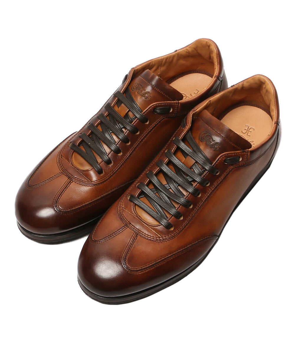 Fabi ファビ ドレスシューズ レザースニーカー ブラウン イタリア製 メンズ SIZE 41