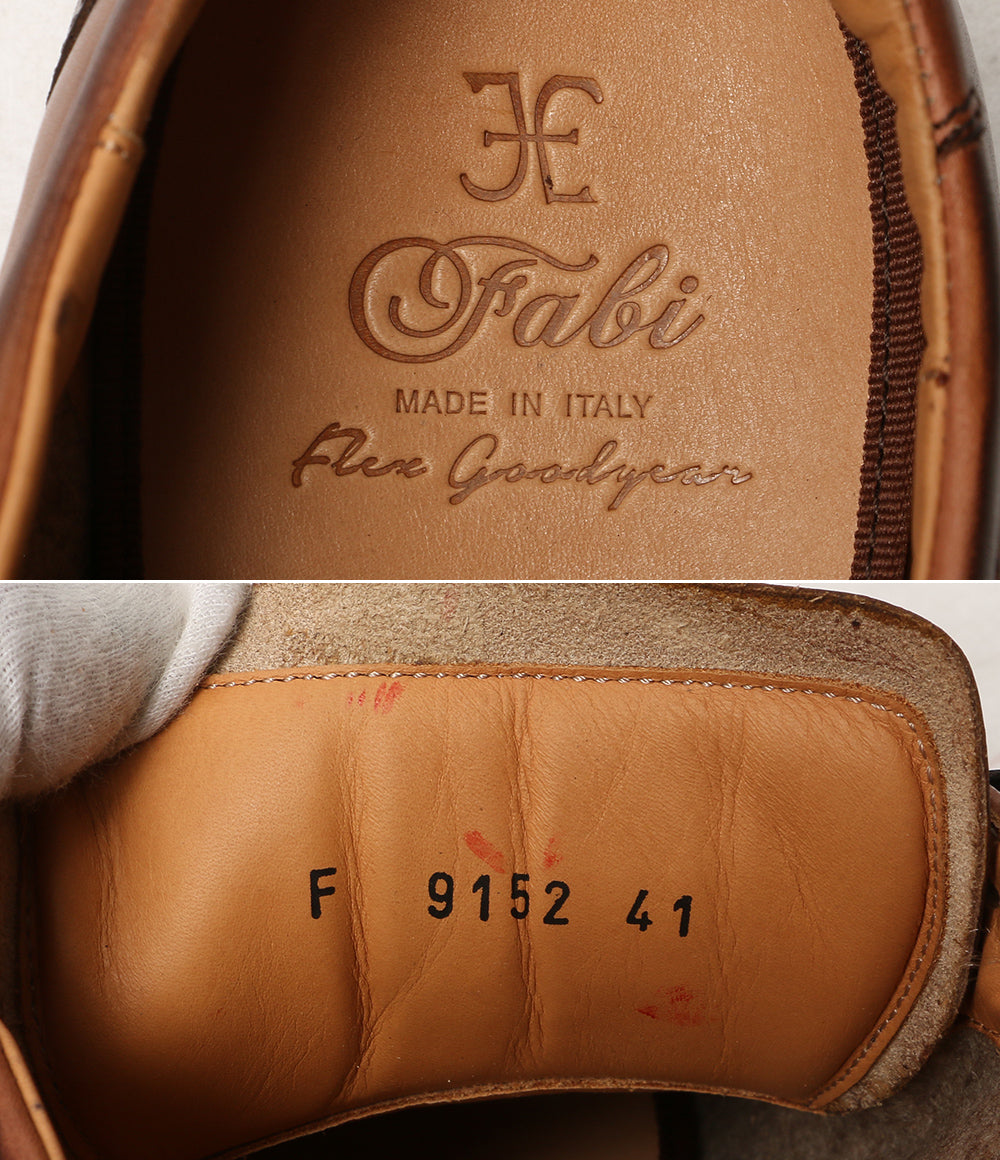 Fabi ファビ ドレスシューズ レザースニーカー ブラウン イタリア製