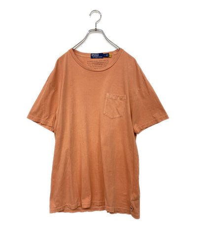 POLO RALPH LAUREN 半袖Ｔシャツ ORGANIC YARN サーモンピンク メンズ SIZE L ポロ・ラルフローレン