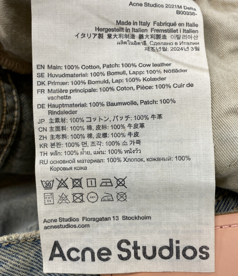 ACNE STUDIOS デニムパンツ Delta ルーズフィット B00338 2021 インディゴ メンズ SIZE 29/32 アクネストゥディオズ