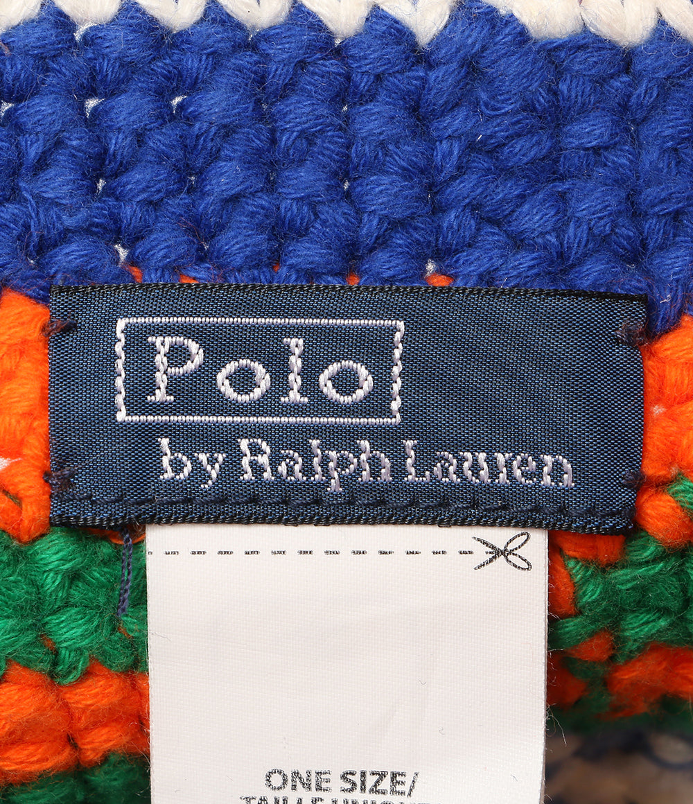POLO RALPH LAUREN ハット STRIPED CROCHETED HAT メンズ SIZE O/S ポロ・ラルフローレン