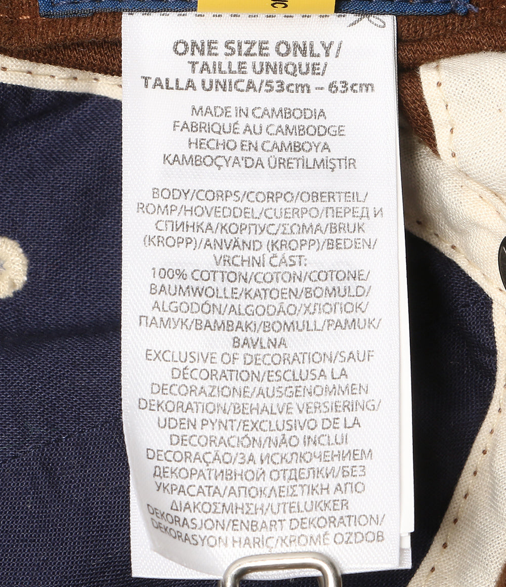 POLO RALPH LAUREN フェルトパッチ シャモア ボール キャップ ブラウン メンズ SIZE O/S ポロ・ラルフローレン