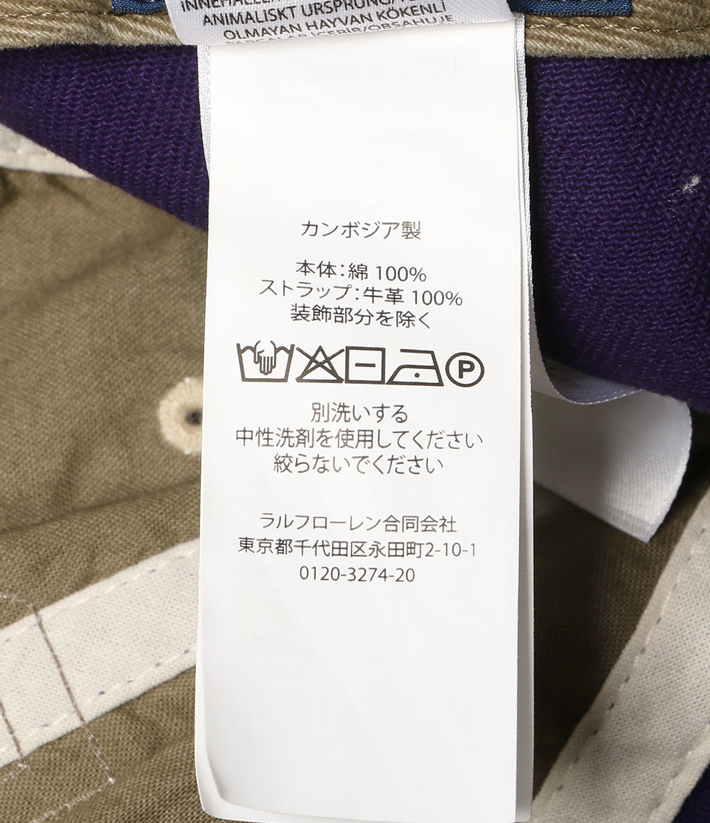 POLO RALPH LAUREN ウォッシュド ツイル ボール キャップ パープル メンズ SIZE O/S ポロ・ラルフローレン