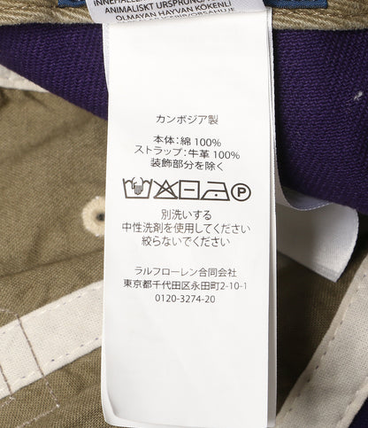 POLO RALPH LAUREN ウォッシュド ツイル ボール キャップ パープル メンズ SIZE O/S ポロ・ラルフローレン