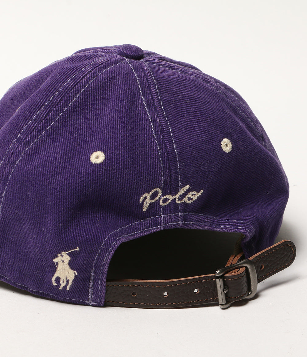 POLO RALPH LAUREN ウォッシュド ツイル ボール キャップ パープル メンズ SIZE O/S ポロ・ラルフローレン
