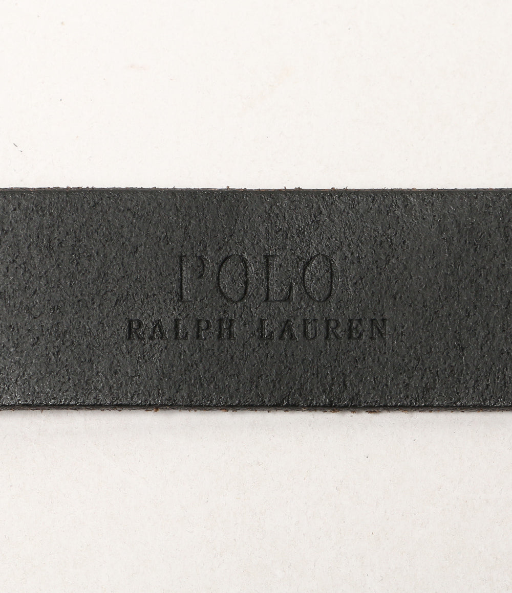 POLO RALPH LAUREN ベルト スライダーバックル ブラックレザー 4701008075 メンズ SIZE 38/95 ポロ・ラルフローレン