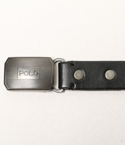 POLO RALPH LAUREN ベルト スライダーバックル ブラックレザー 4701008075 メンズ SIZE 38/95 ポロ・ラルフローレン