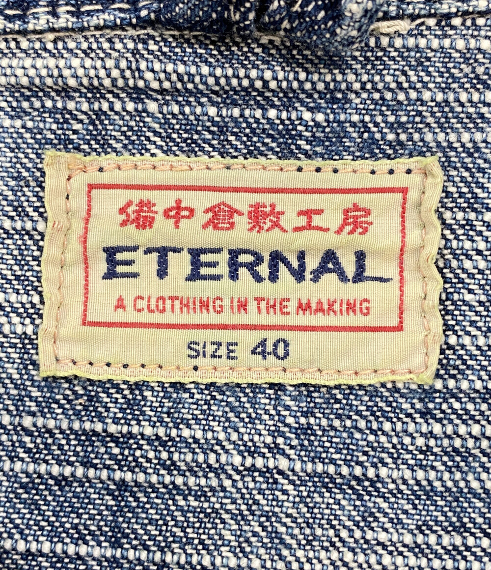 ETERNAL エターナル カバーオール 54089 インディゴ MADE IN JAPAN メンズ SIZE 40