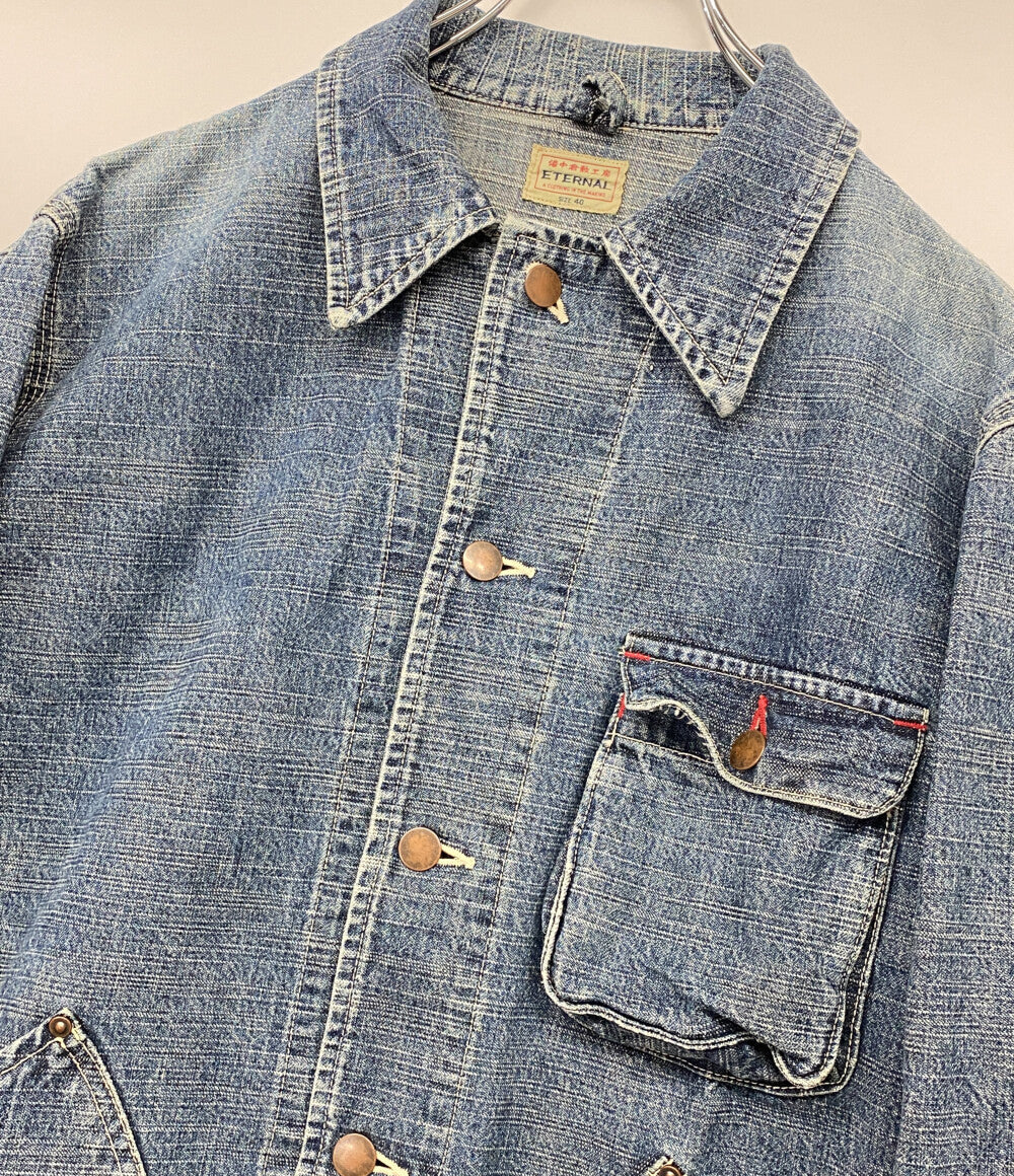 ETERNAL エターナル カバーオール 54089 インディゴ MADE IN JAPAN メンズ SIZE 40