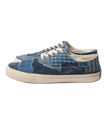 POLO RALPH LAUREN スニーカー デッキ パッチワーク INDIGO US9 メンズ SIZE 27.5cm ポロ・ラルフローレン