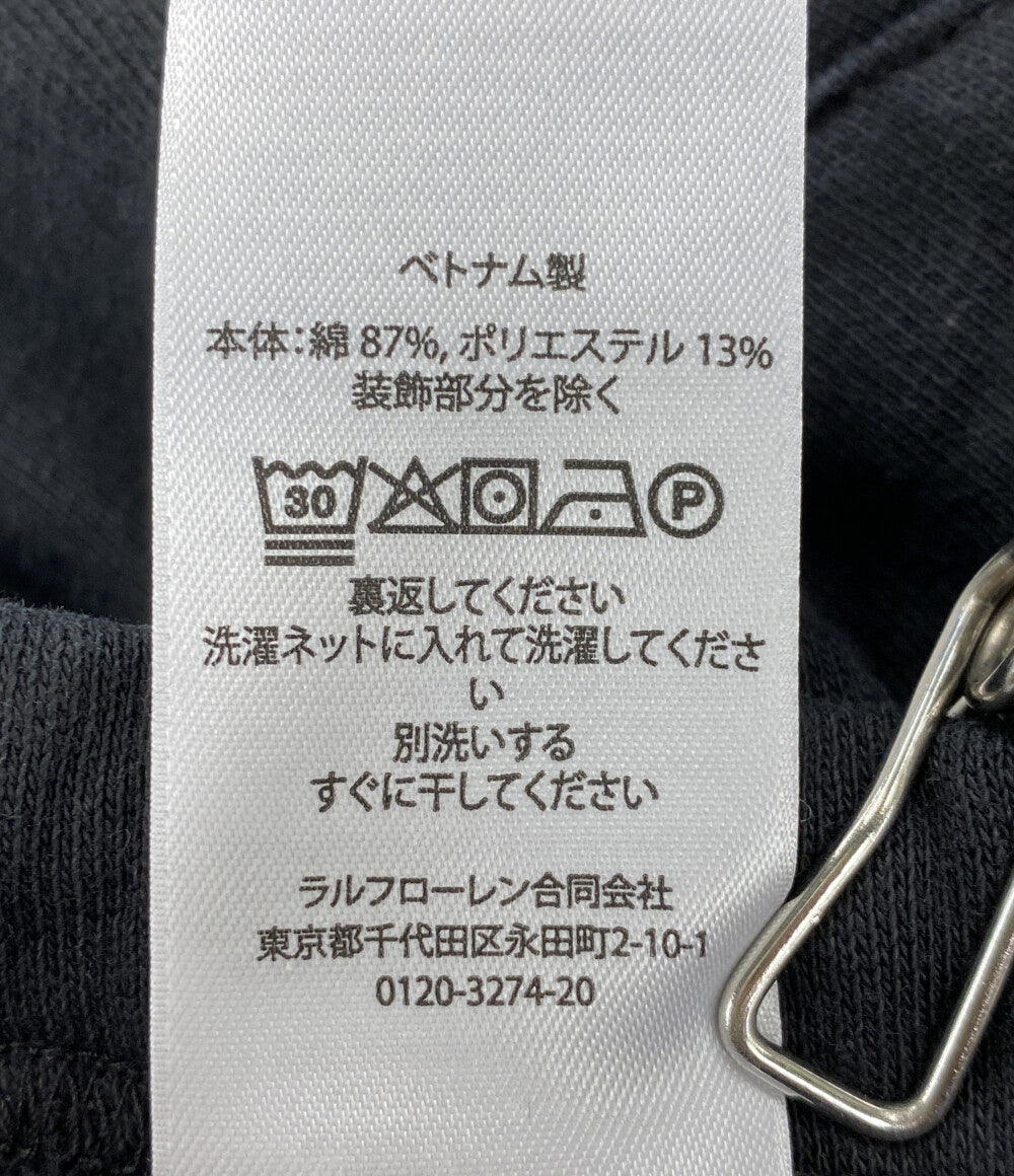 美品 POLO RALPH LAUREN パンツ フリース スウェット ブラック メンズ SIZE L ポロ・ラルフローレン