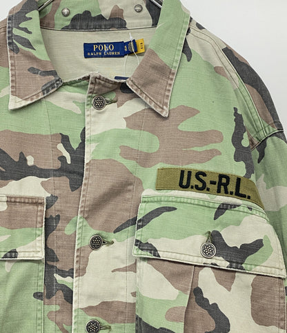 美品 POLO RALPH LAUREN ジャケット M-43 カモフラ ミリタリー メンズ SIZE XL ポロ・ラルフローレン