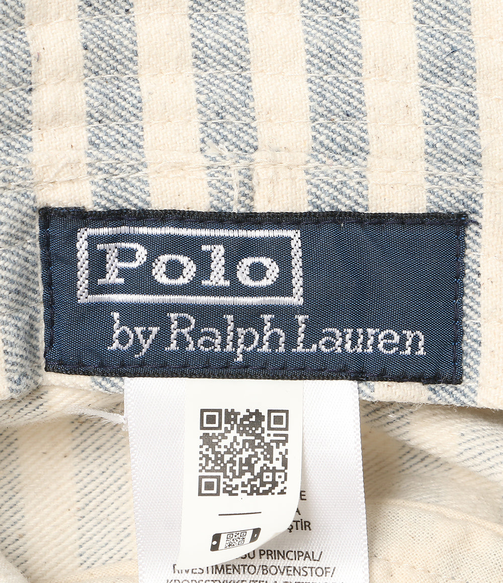 POLO RALPH LAUREN ハット THE NEW DENIM PROJECT BUCKET HAT ストライプ メンズ SIZE L/XL ポロ・ラルフローレン
