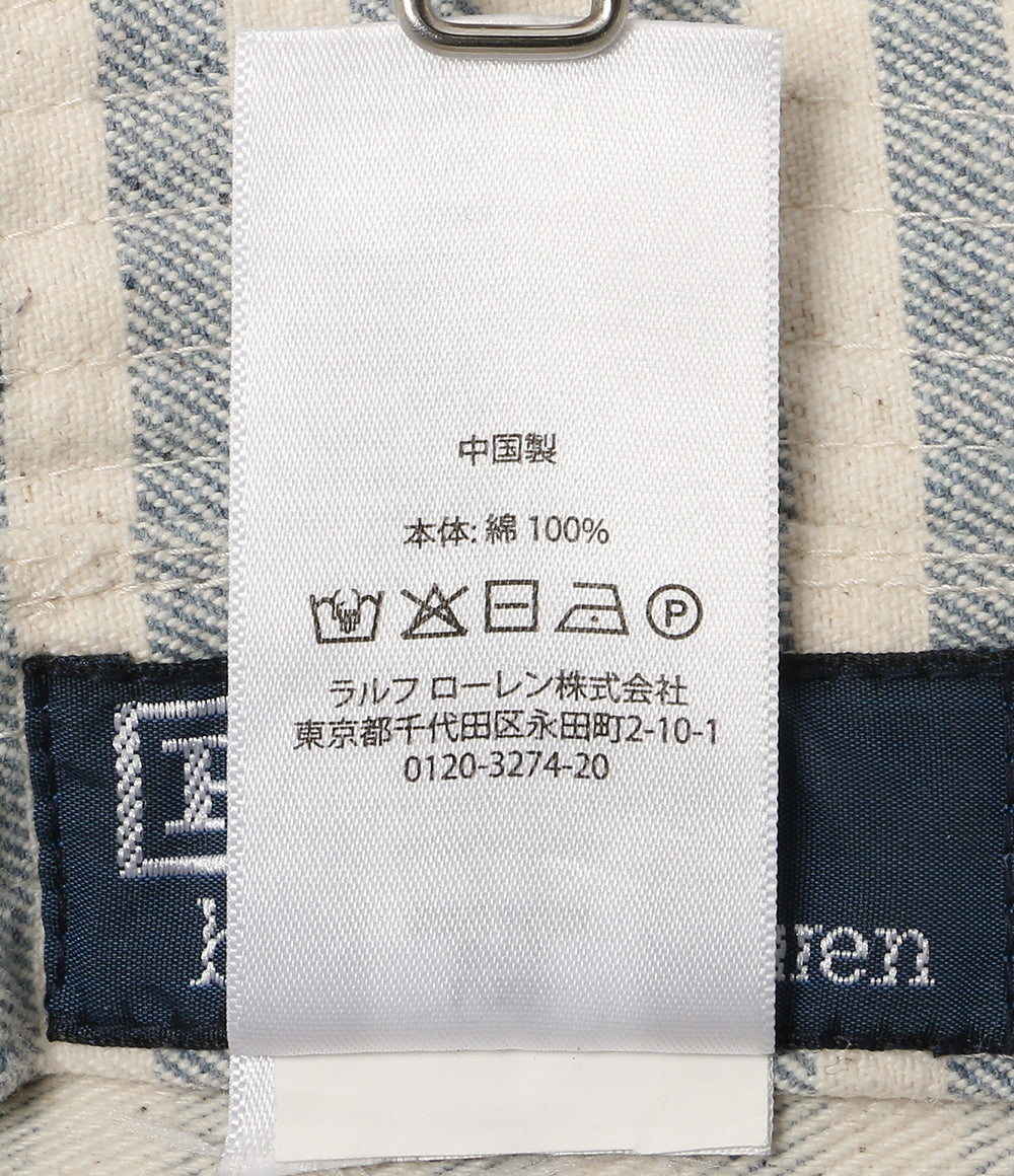 POLO RALPH LAUREN ハット THE NEW DENIM PROJECT BUCKET HAT ストライプ メンズ SIZE L/XL ポロ・ラルフローレン