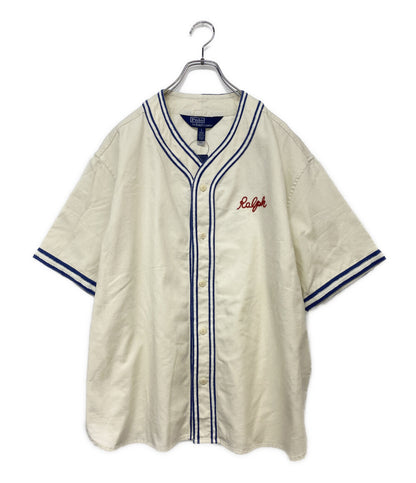 美品 POLO RALPH LAUREN ベースボールシャツ 26SS クラシック フィット メンズ SIZE L ポロ・ラルフローレン