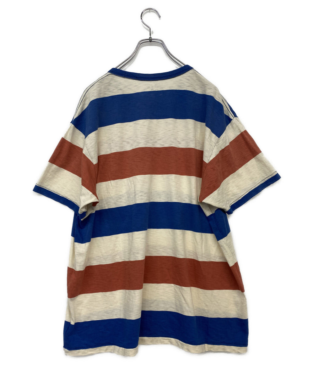 RRL RALPH LAUREN ジャージーポケットTシャツ ボーダー メンズ SIZE XL ダブルアールエル