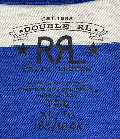 RRL RALPH LAUREN ジャージーポケットTシャツ ボーダー メンズ SIZE XL ダブルアールエル