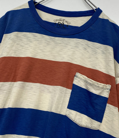 RRL RALPH LAUREN ジャージーポケットTシャツ ボーダー メンズ SIZE XL ダブルアールエル