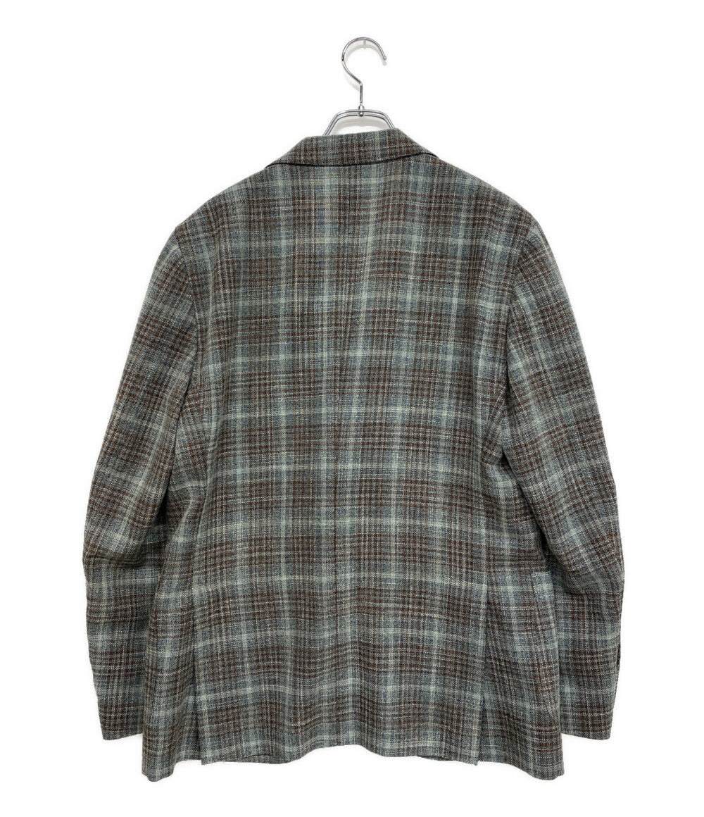 LARDINI テーラードジャケット チェック JM0526AQ メンズ SIZE 52 ラルディーニ