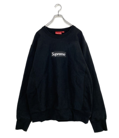Supreme スウェット BOX LOGO CREWNECK BLK CANADA製 メンズ SIZE L シュプリーム