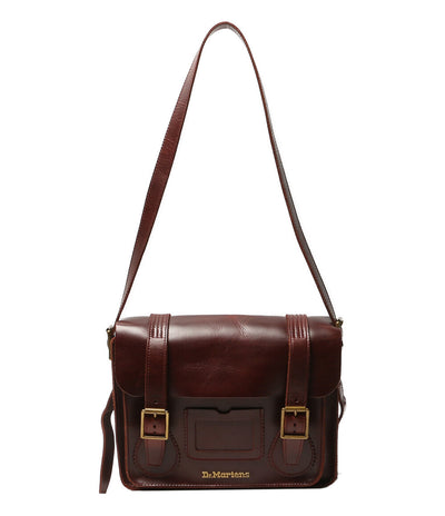 Dr.Martens ショルダーバッグ サッチェルバック ブラウン レディース ドクターマーチン