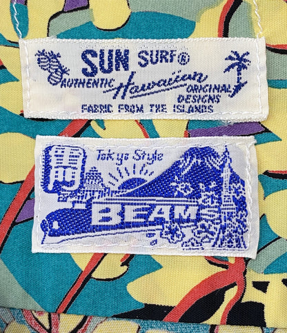 BEAMS BOY × SUN SURF サンサーフ 半袖ワンピース 日本製 レーヨン 13-26-0734-086 レディース SIZE - ビームスボーイ