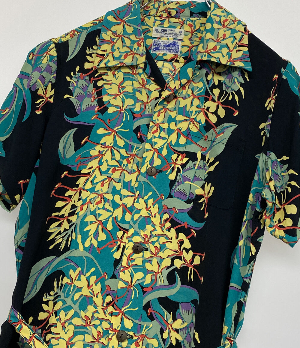 BEAMS BOY × SUN SURF サンサーフ 半袖ワンピース 日本製 レーヨン 13-26-0734-086 レディース SIZE - ビームスボーイ