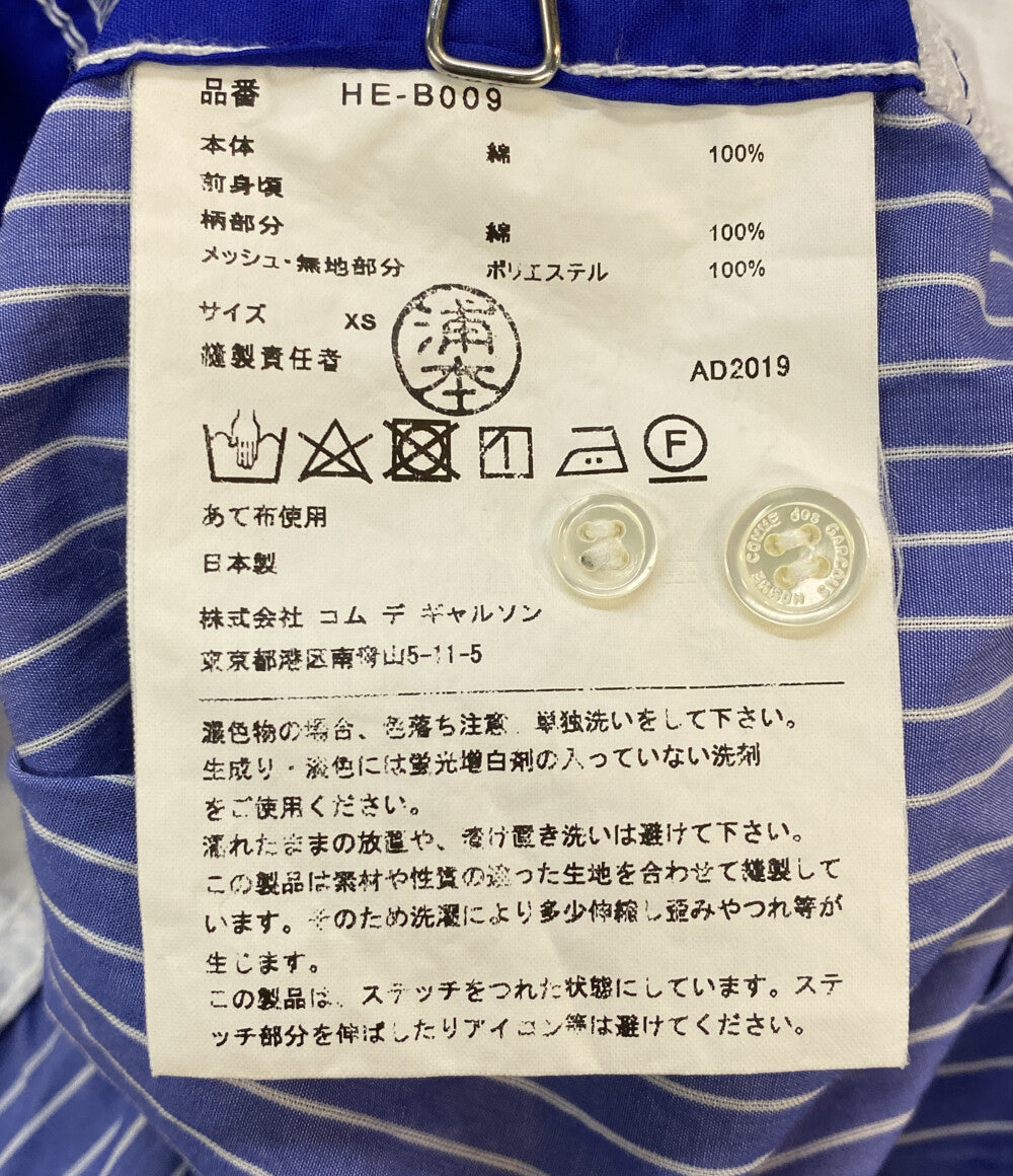 COMME des GARCONS HOMME 長袖シャツ AD2019 パッチワーク HE-B009 メンズ SIZE XS コムデギャルソンオム