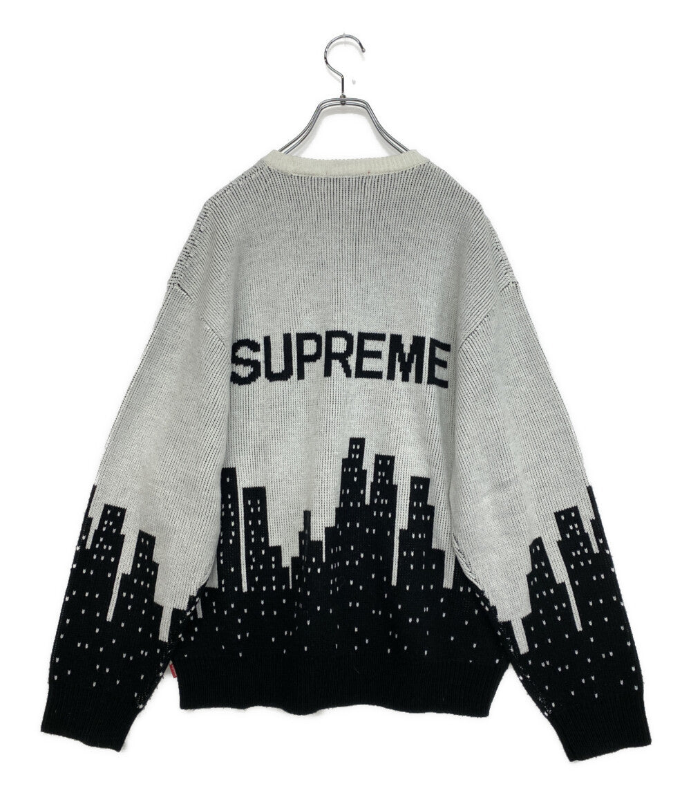 Supreme ニット NEW YORK SWEATER アクリル 20SS メンズ SIZE L シュプリーム