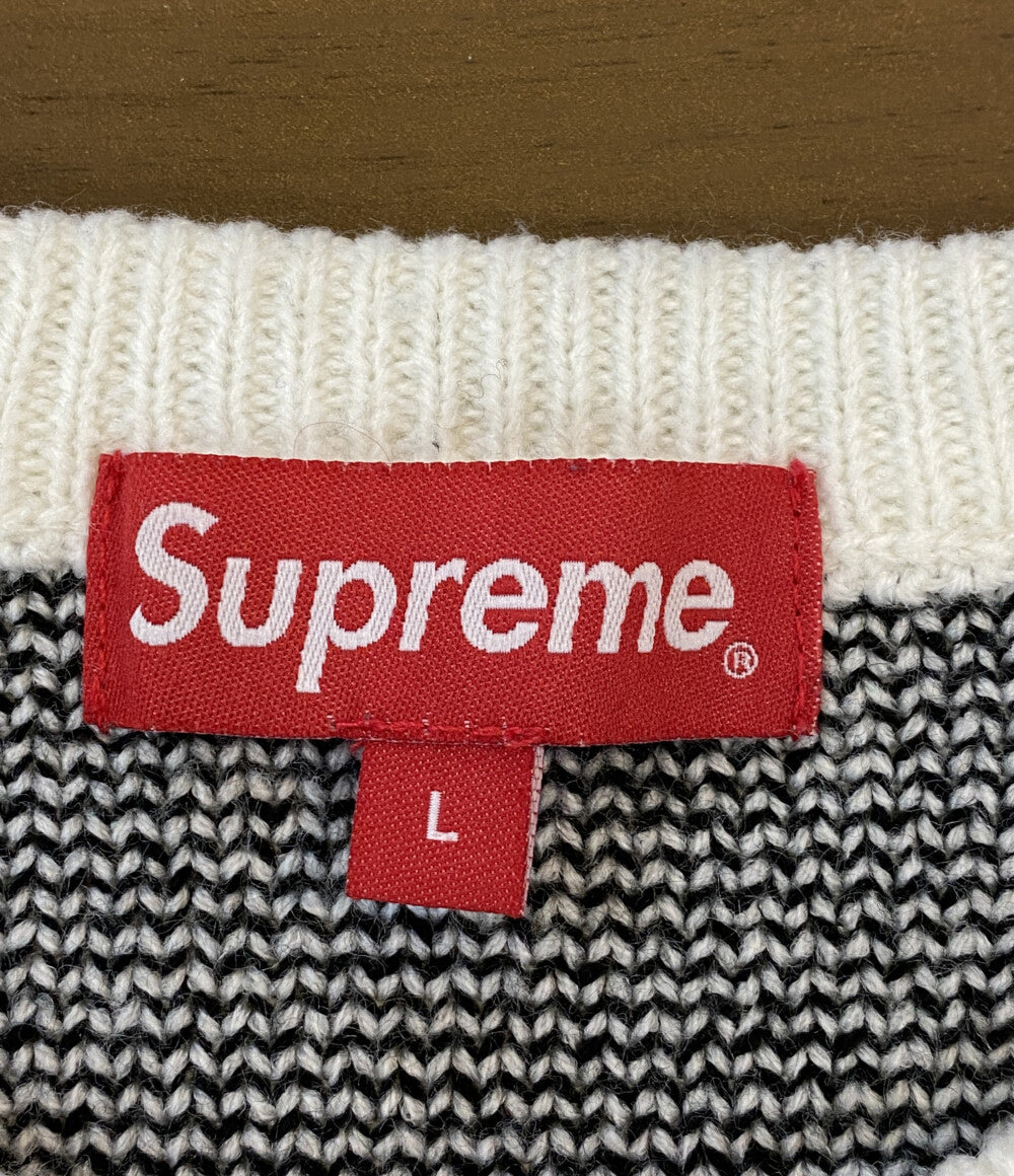 Supreme ニット NEW YORK SWEATER アクリル 20SS メンズ SIZE L シュプリーム