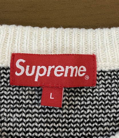 Supreme ニット NEW YORK SWEATER アクリル 20SS メンズ SIZE L シュプリーム