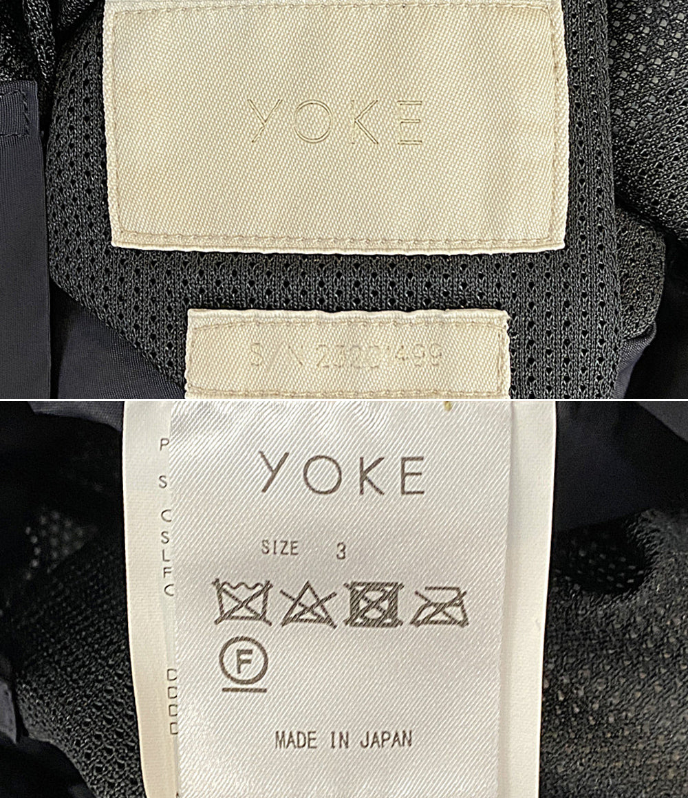 YOKE ヨーク コート ブラック キルティング YK23FW0538C メンズ SIZE 3