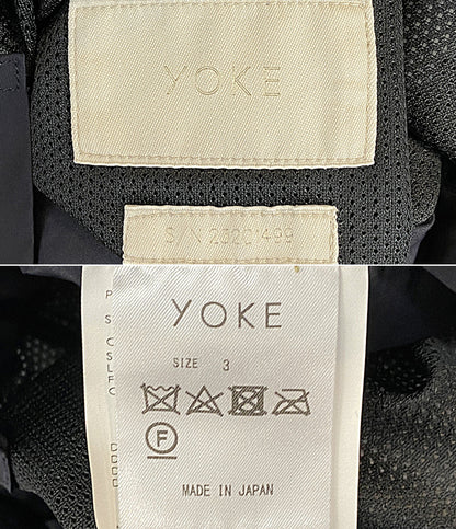 YOKE ヨーク コート ブラック キルティング YK23FW0538C メンズ SIZE 3