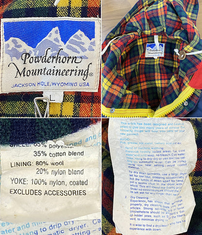 Powderhorn mountaineering マウンテンパーカー USA製 VINTAGE ウエスタンヨーク 70s メンズ SIZE L