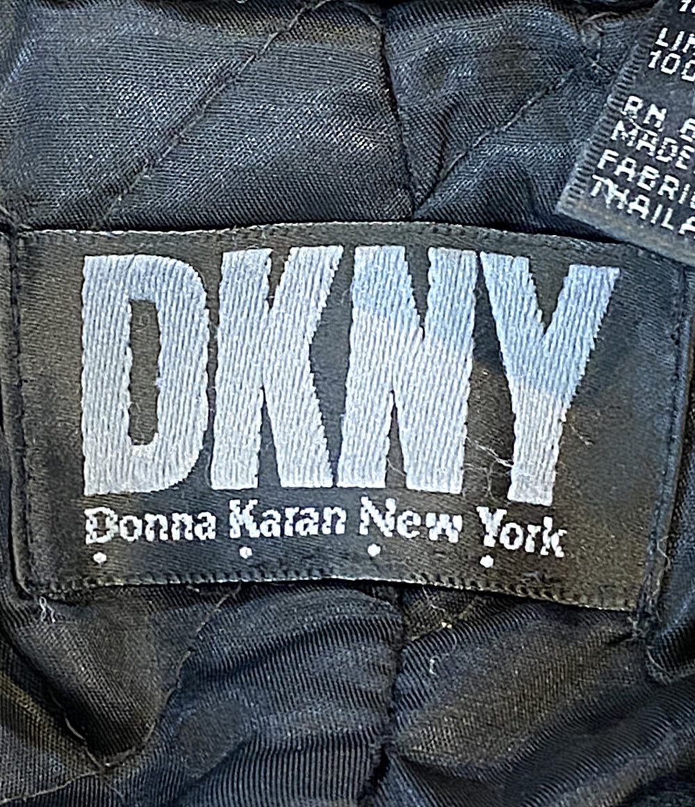 DKNY レザーカーコート 90s メンズ SIZE XL ディーケーエヌワイ