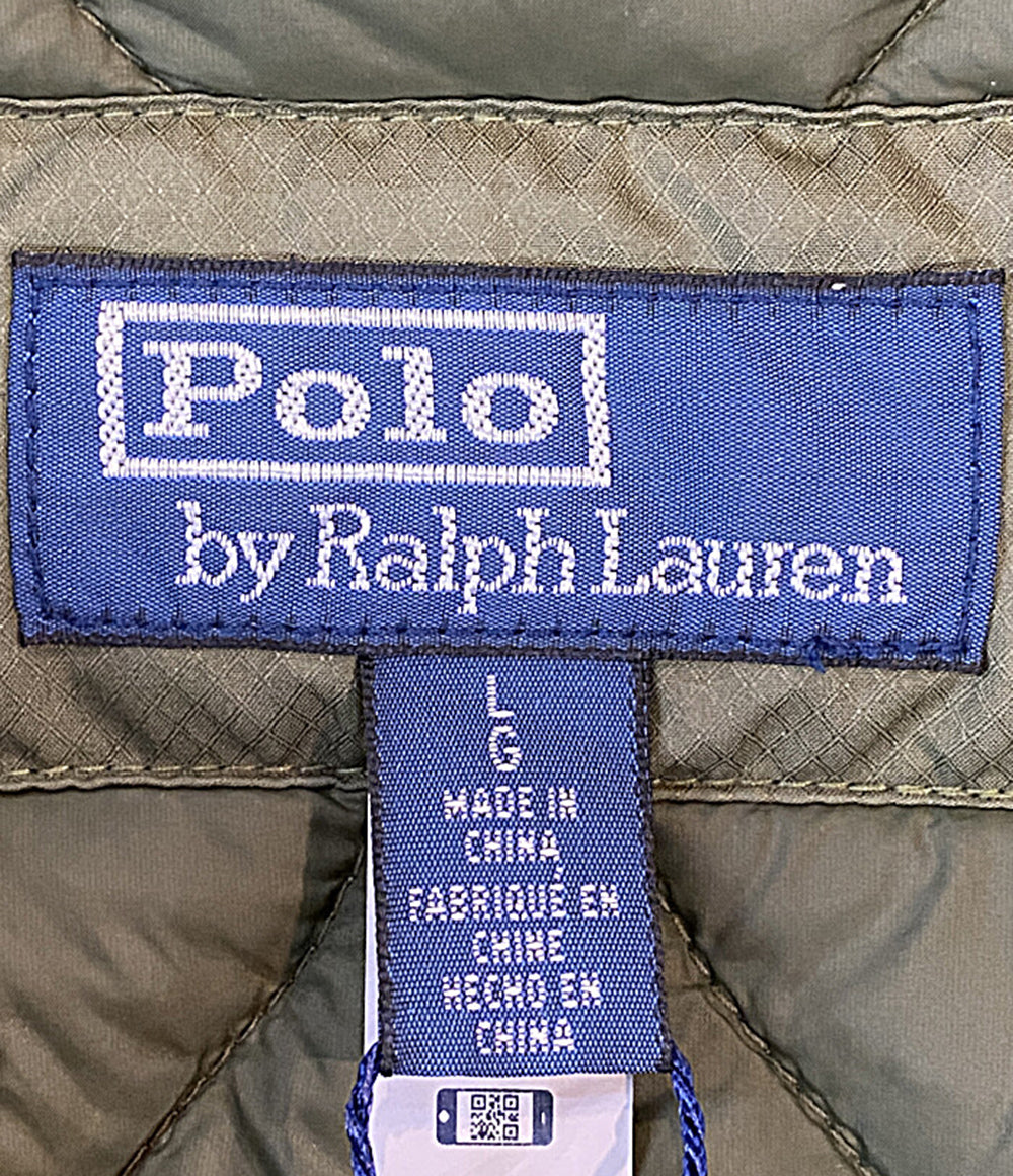 美品 POLO RALPH LAUREN 中綿ジャケット GHENT キルテッド OLIVE メンズ SIZE L ポロ・ラルフローレン